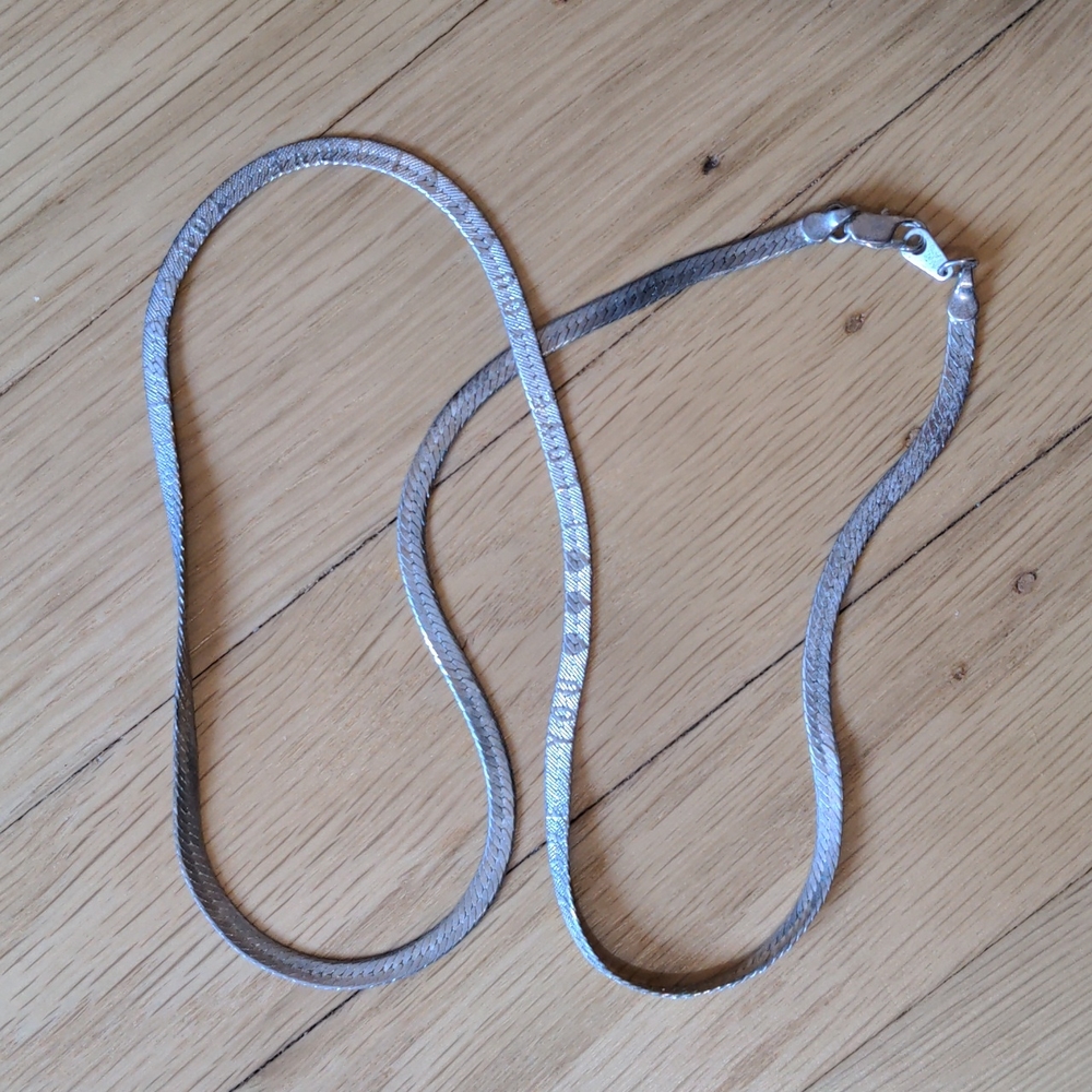 Silver "I love you" necklace